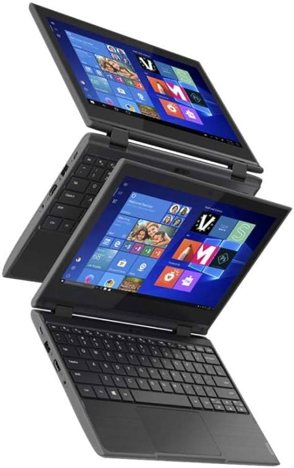 Ordinateur portable - Lenovo yoga 300e - 7iem génération - Écran tactile rotatif 360° 13 Pouces - 2 en 1 - Intel Quad core - 8Go de RAM - Stockage  128Go SSD - PC Ultra Rapide - Windows 11 Professionnel