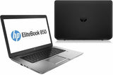 HP EliteBook 850 G2  i5 8Go RAM 1To HDD 14"  Pc Professionnel ultrabook slim Très pratique pour les travaux intenses