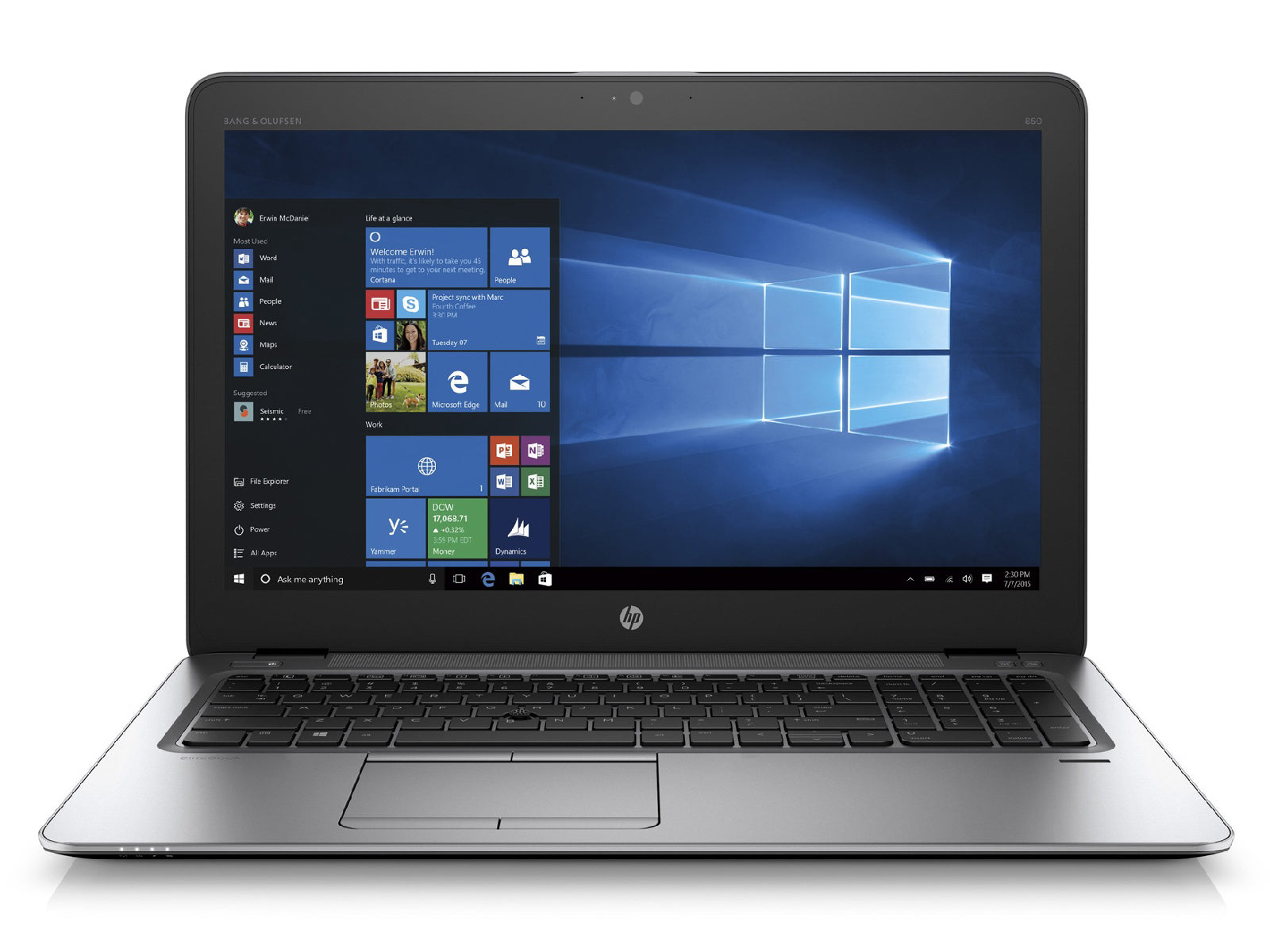 HP Elitebook 850 G3/ Ecran 15.6 / Intel Core i5-6300U(6th